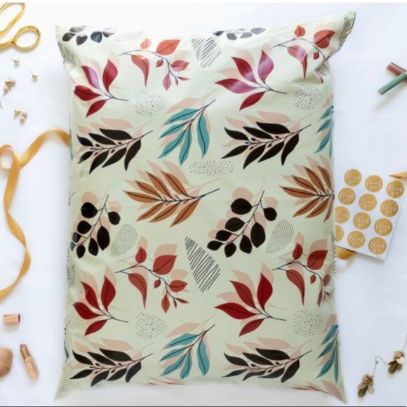 10 19X24 Fall Leaves / Autumn Leaf Poly Mailers Shipping Envelopes PRICE FIRM - Picture 6 of 6